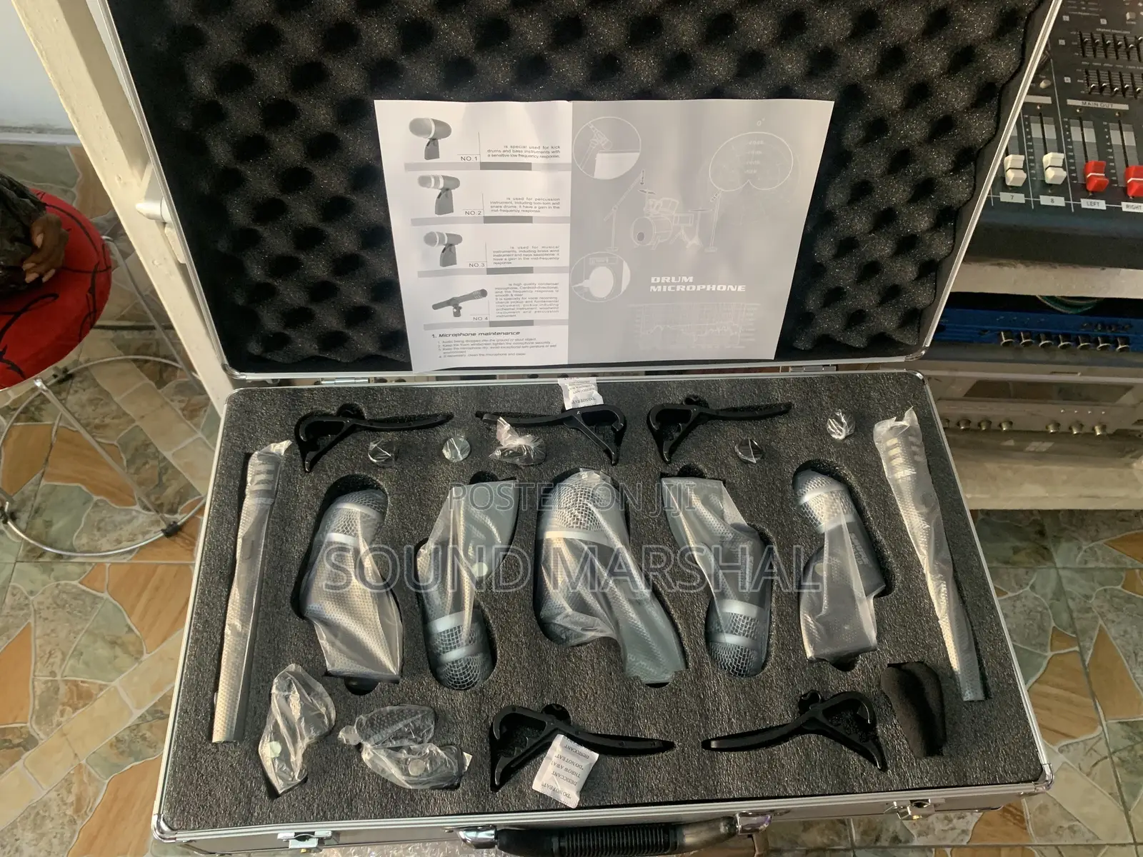 Shure Sh-DKT-7b Drum Microphone Set (7-Piece)