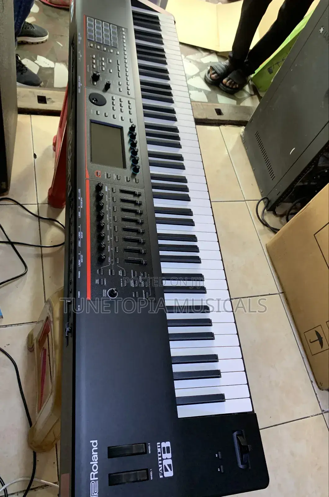 Roland Fantom-08 Music Workstation Keyboard.