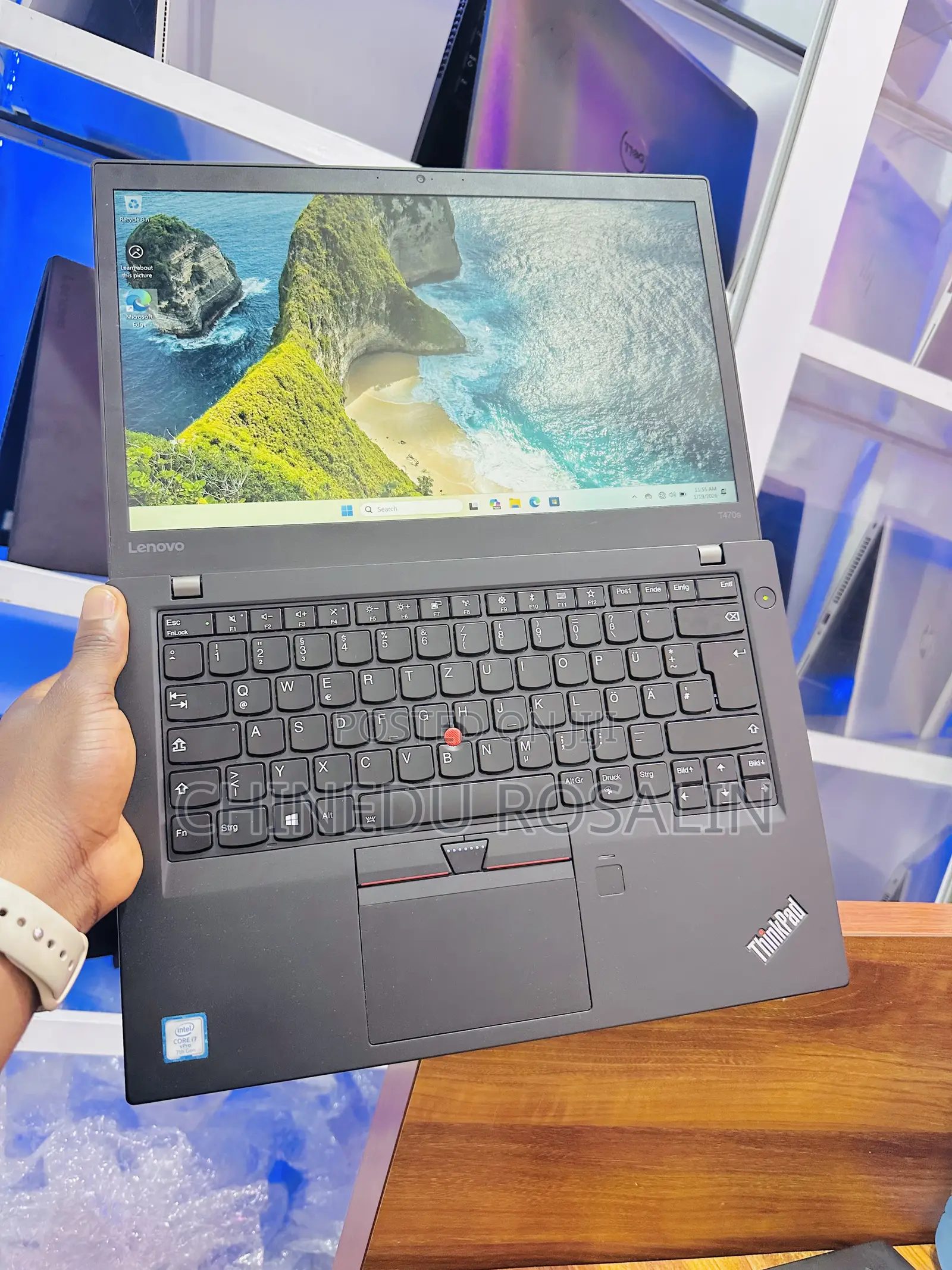 Laptop Lenovo ThinkPad T470s 16GB Intel Core I7 SSD 512GB