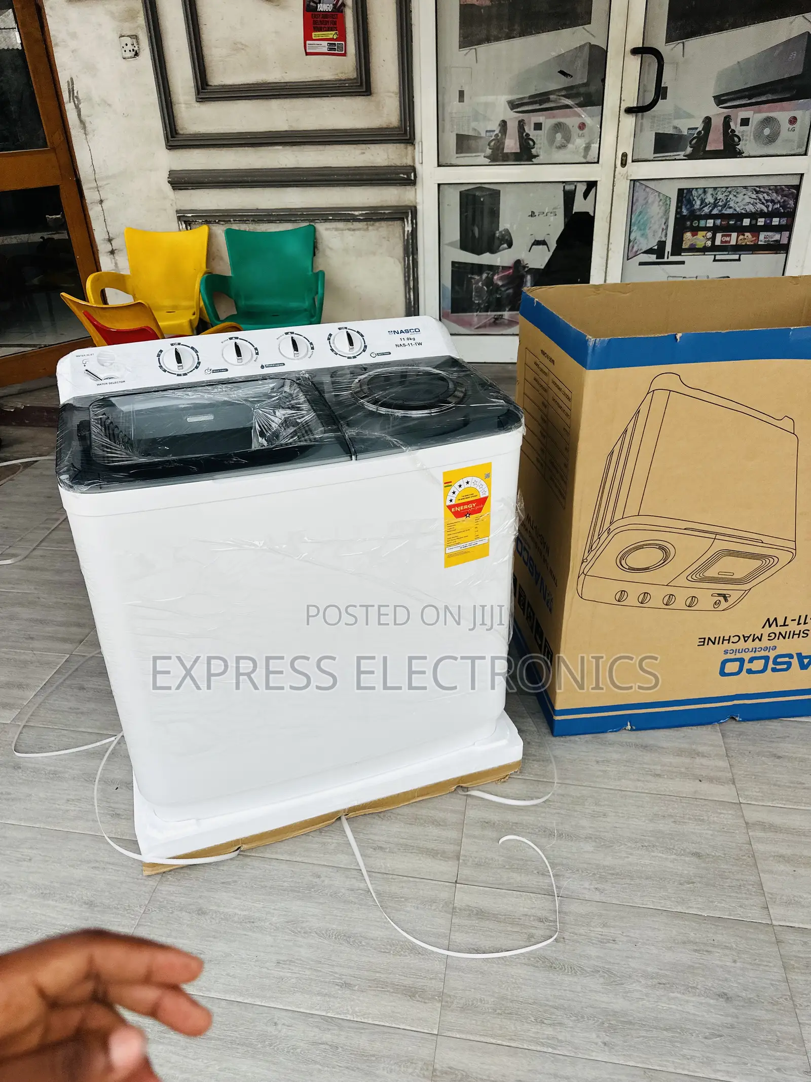 Highly Recommended Washing Machine 11kg Topload Twintu. Nasco