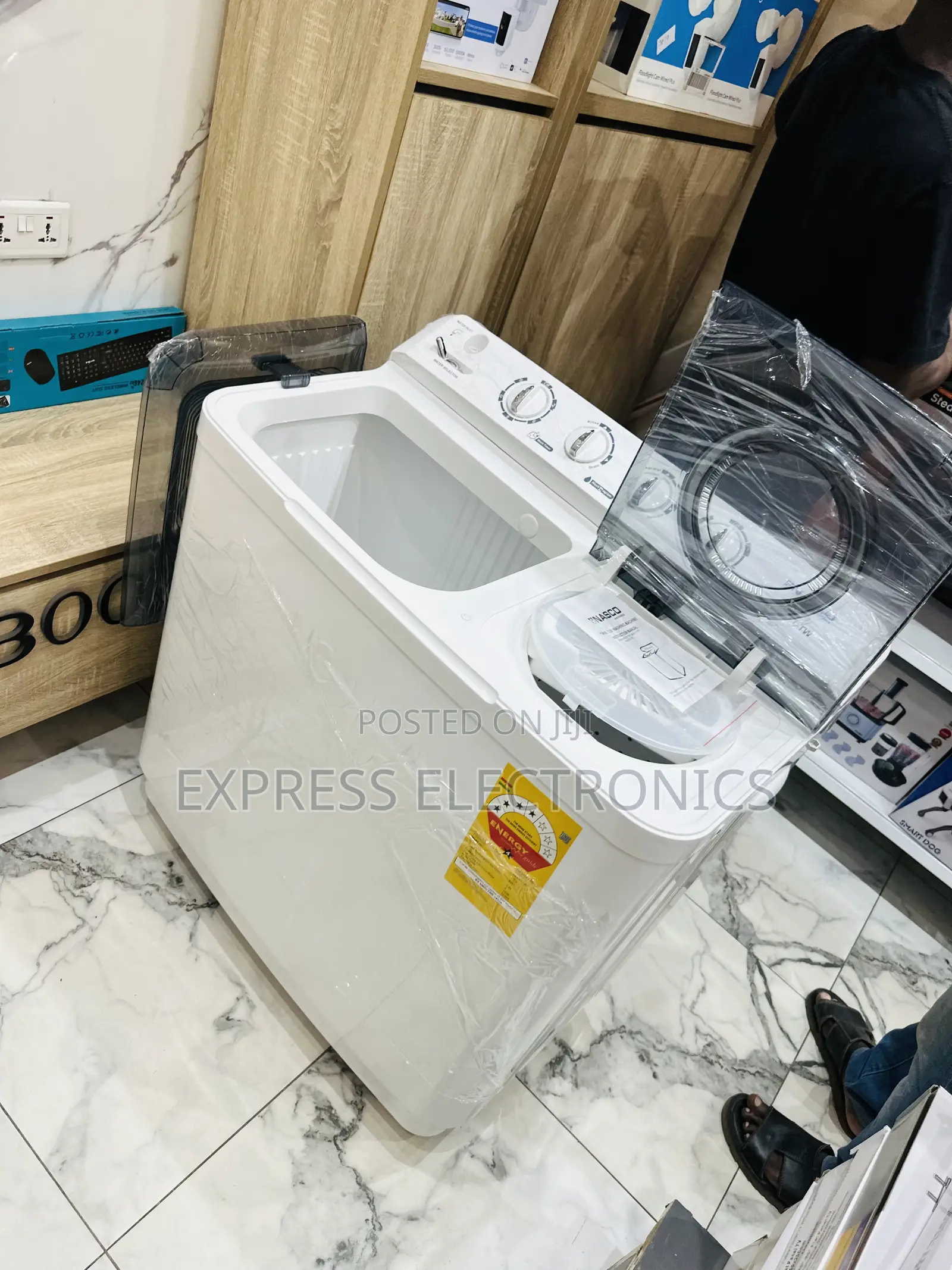 Semi Automatic Washing Machine 15kg Topload Twintub Nasco
