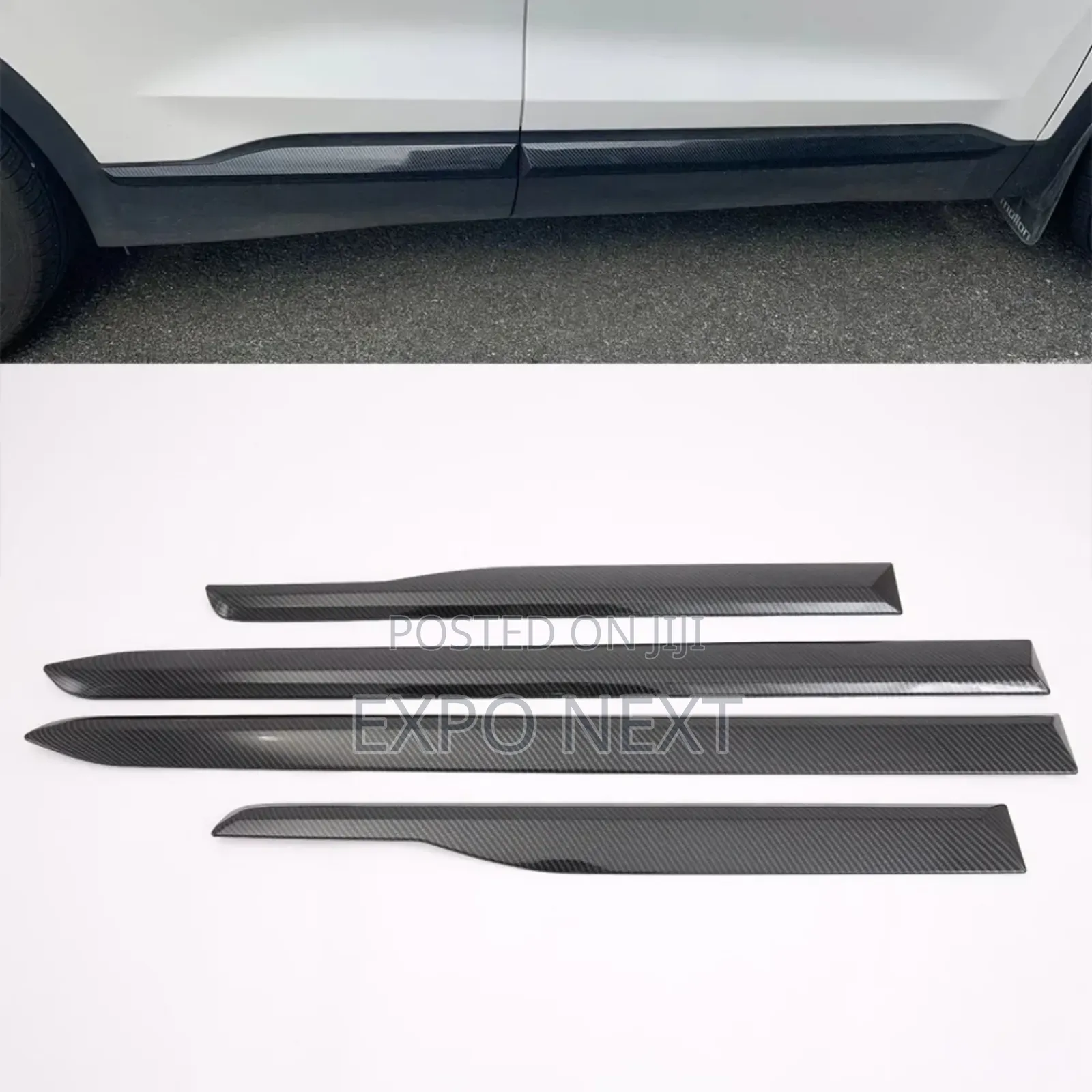 Hyundai Santa 2019 Door Side Molding Trims Set