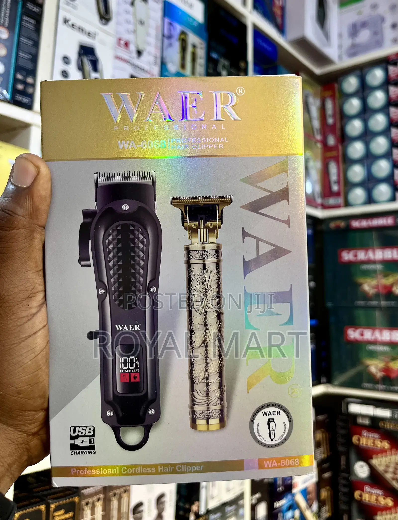 Waer Professional Cordless Hair Clipper Set