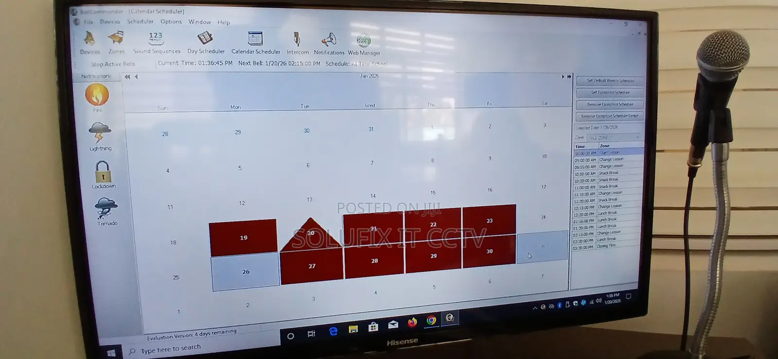 Bell Commander Software for Schools