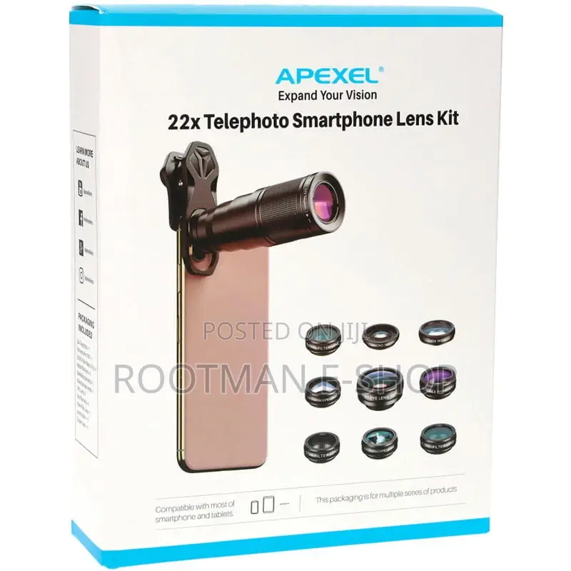 Apexel Professional Macro Phone Camera Lens Zoom Telephoto Lens