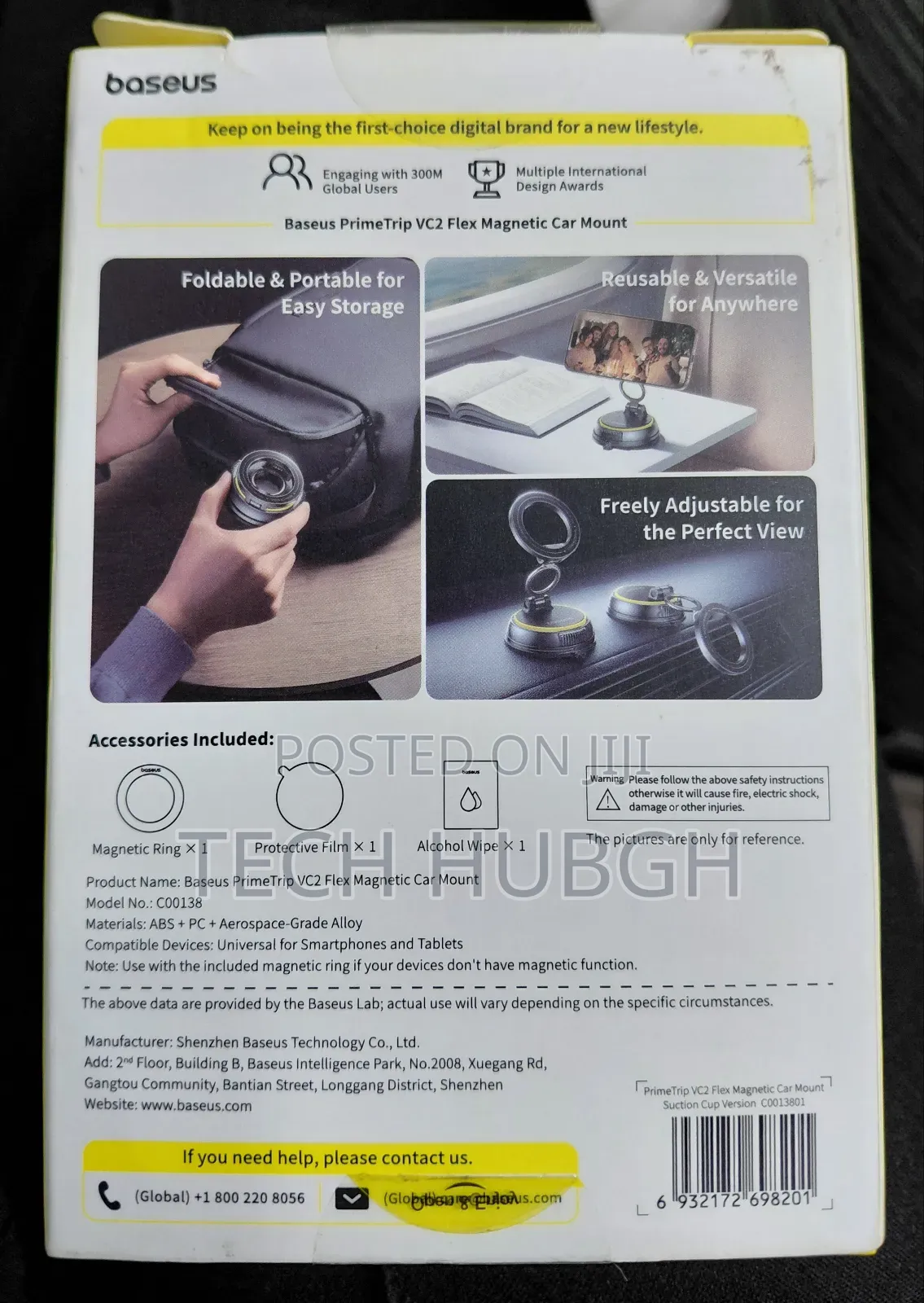 Baseus Prime Trip Magnitic Car Mount