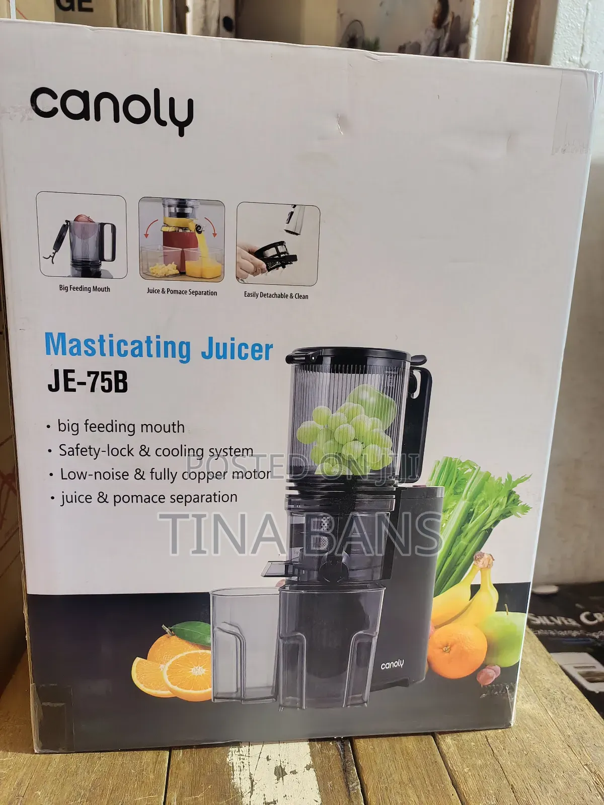 German Plus Cannoli Slow Juicer