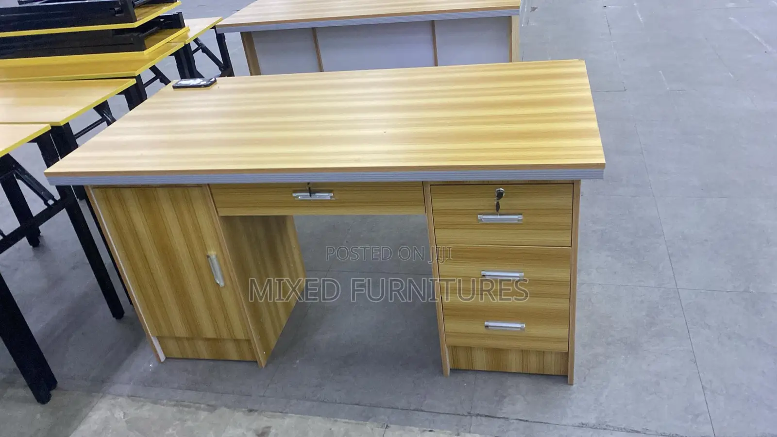 Office Table With 3 Drawers