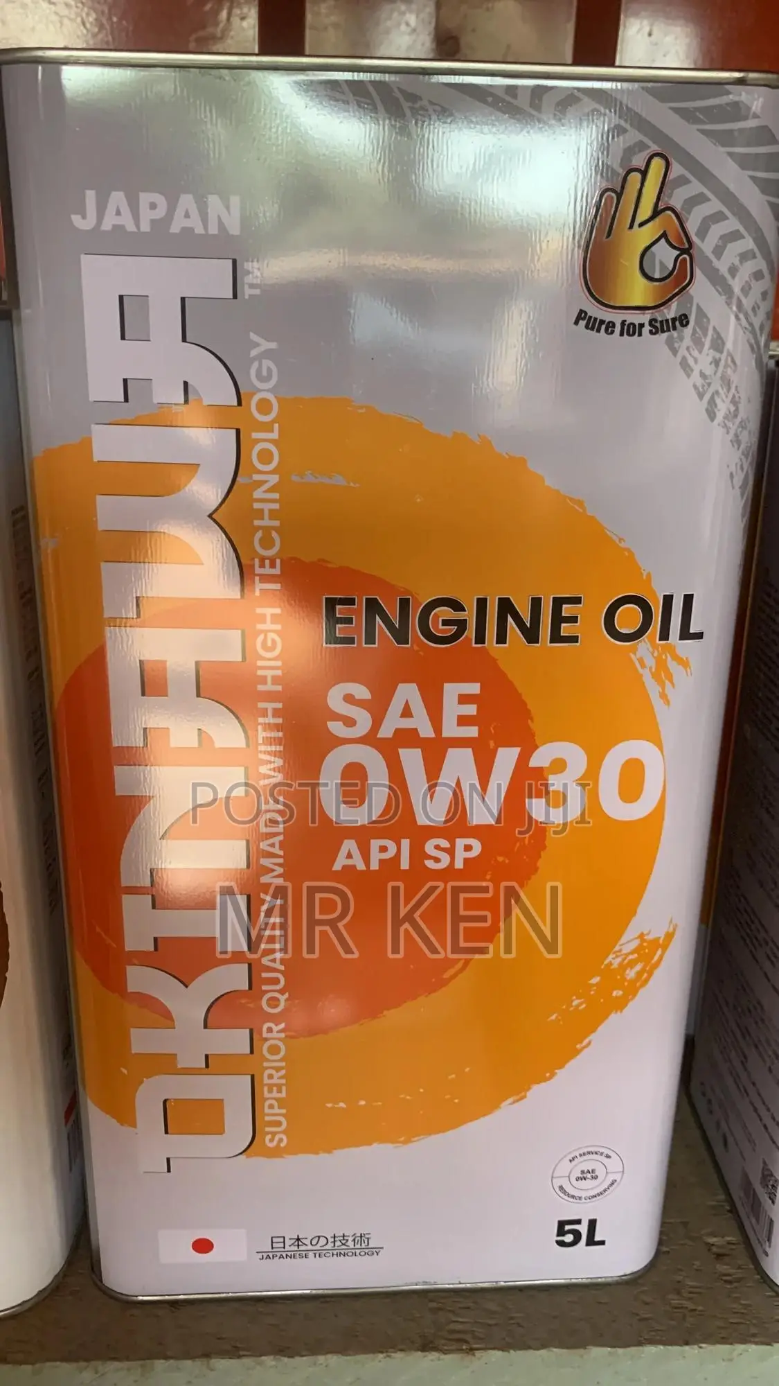 Full Synthetic Japanese Engine Oil 5w-30