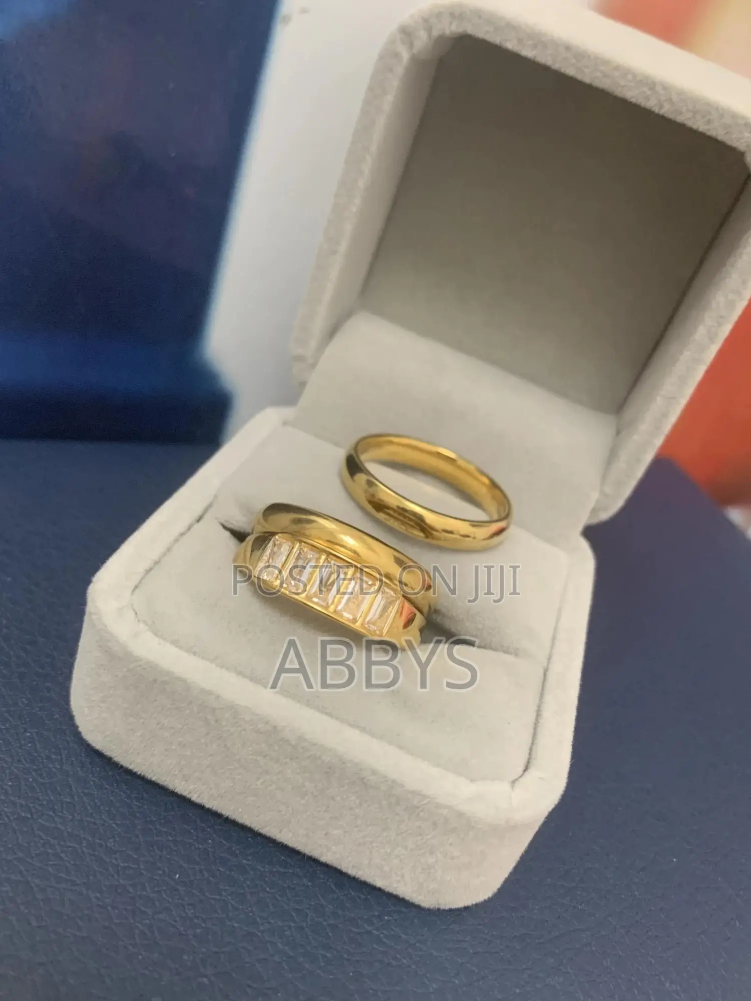 Unique Cut 3set Couple Ring