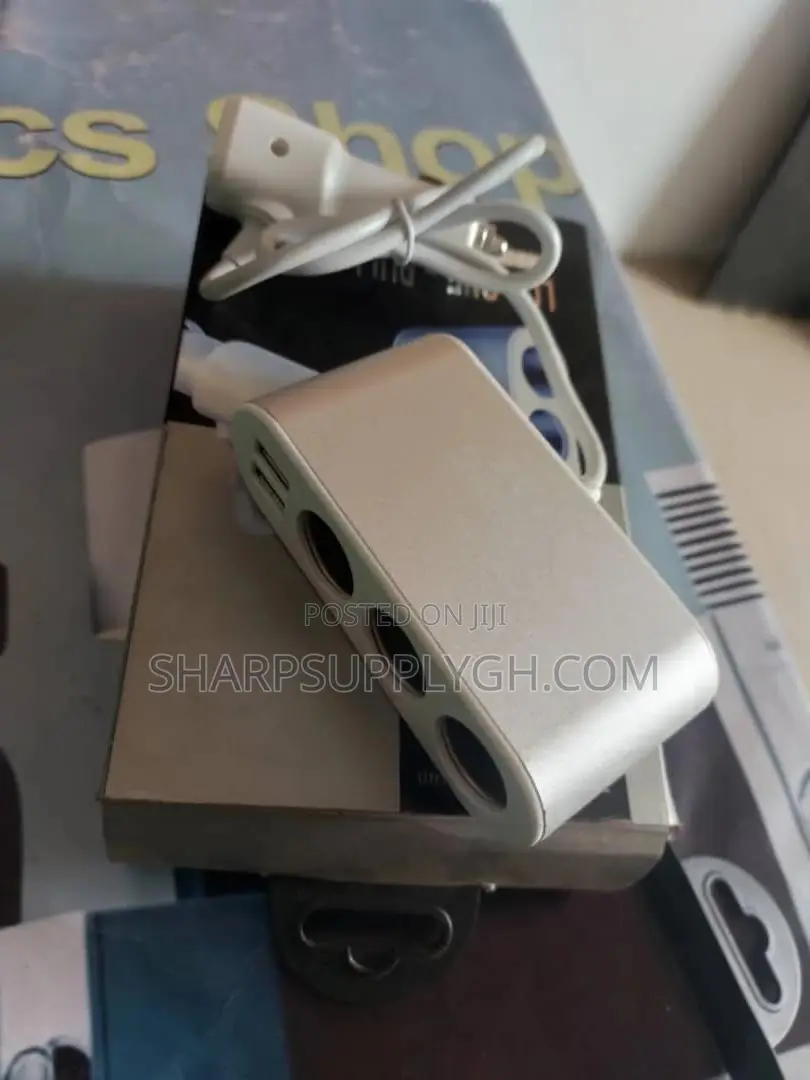 LCD One-Pull-Three Car Charger