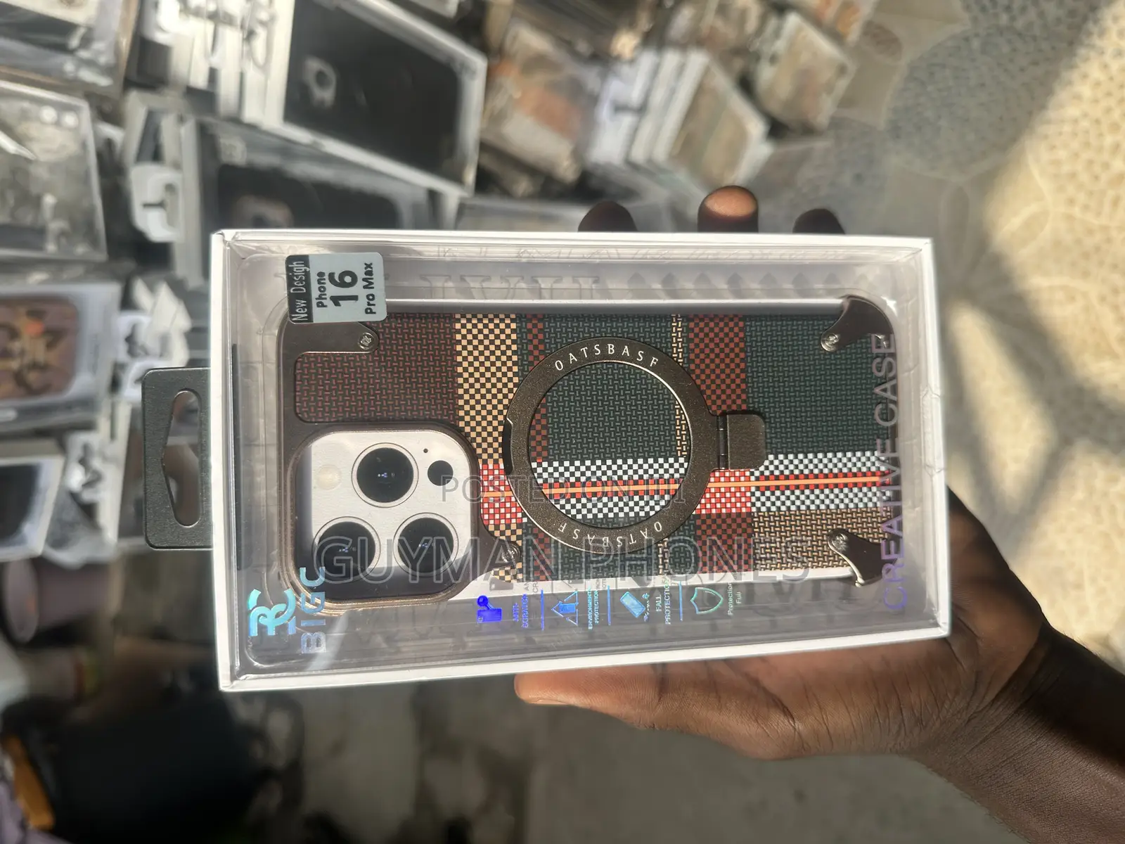 Oatsbase African-Print 16pro Max Case