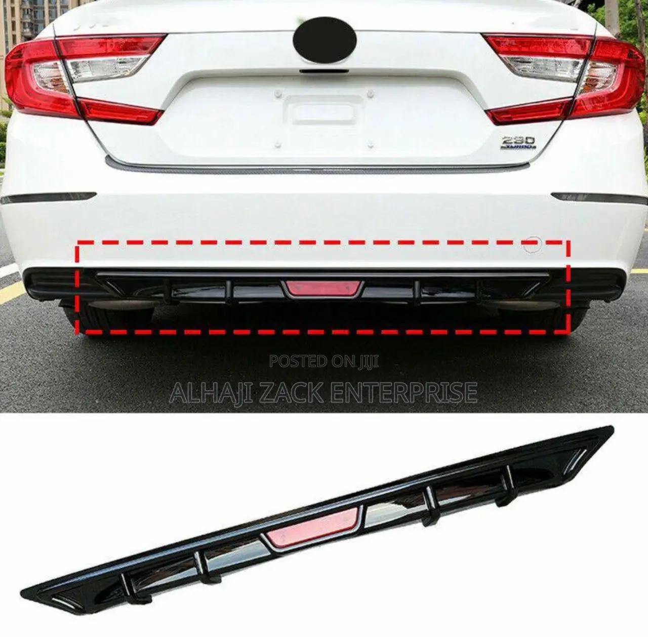 Honda Accord Back Bumper Diffuser