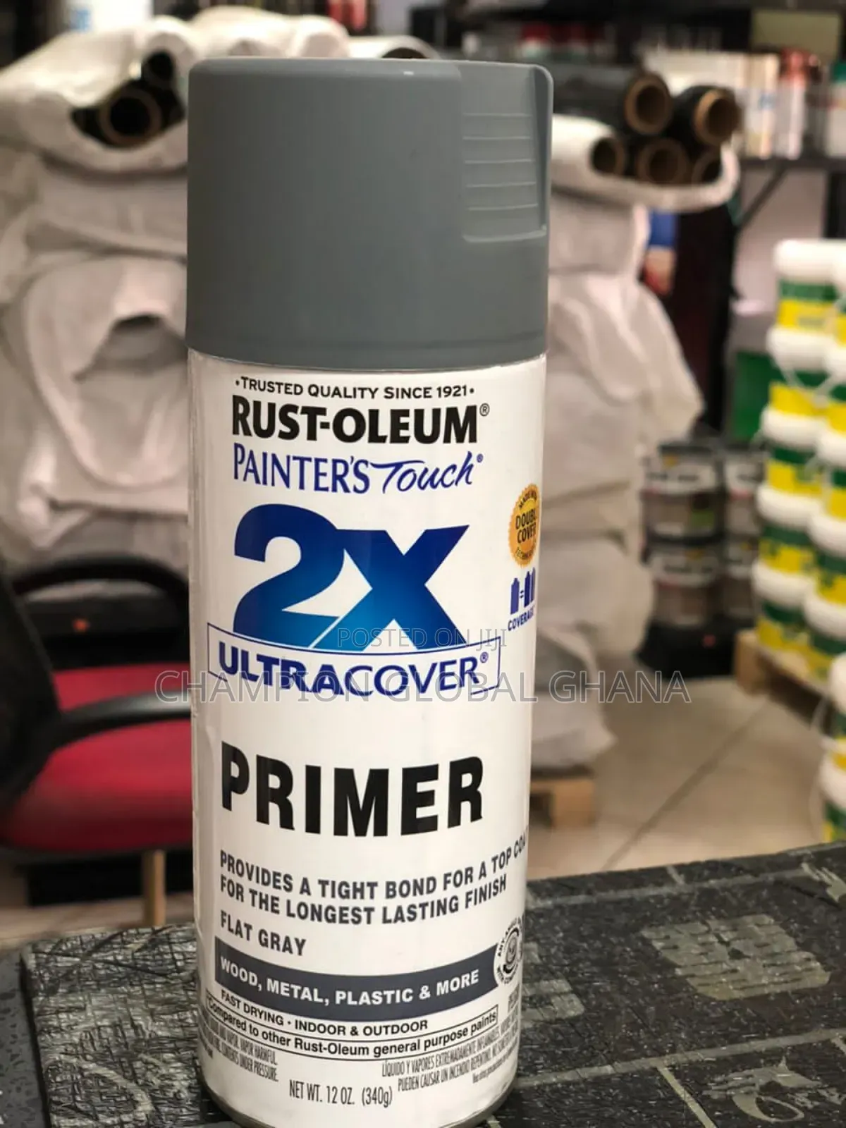 2x Enamel Gray Primer Spray