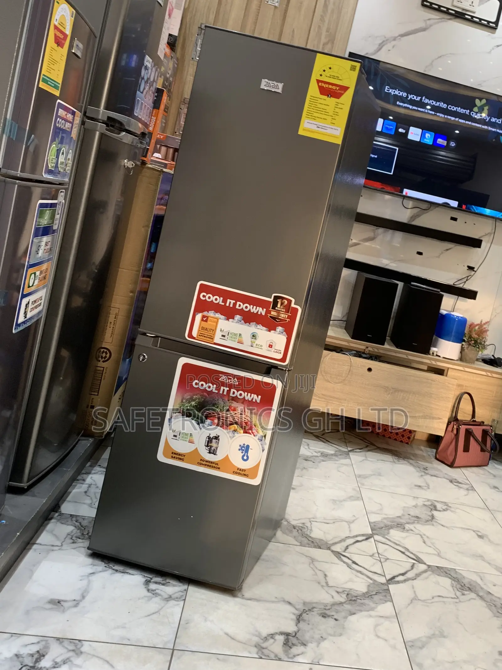 Fast Defrost Bottom Mount Zara-260bf Bottom Mount Fridge