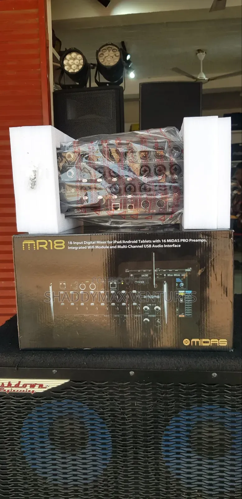 Midas Mr18 Digital Mixer for iPad/Android