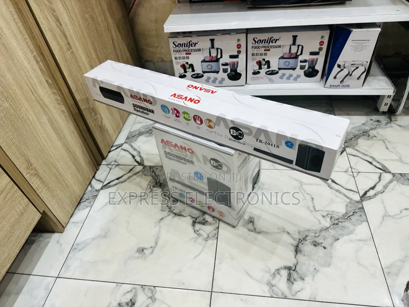 Available Now at Store Asano Soundbar With Woofer Tk-2041s