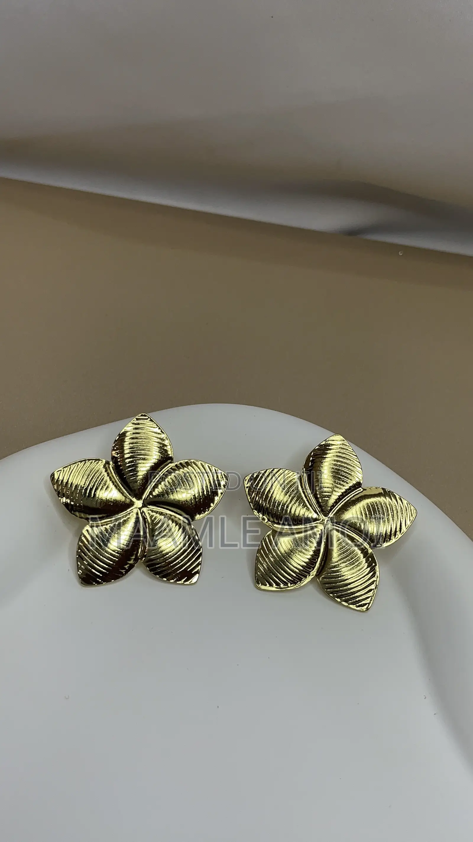 Star Golden Non Tarnish Earrings