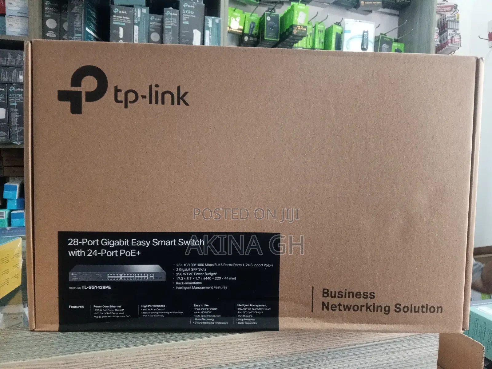 Tplink 28port Gigabit Easy Smart Switch With 24 Port Poe+(Tl-Sg1428pe)