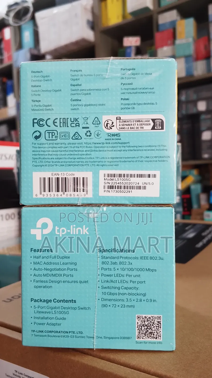 5 Port Gigabit Desktop Switch (Ls1005g)