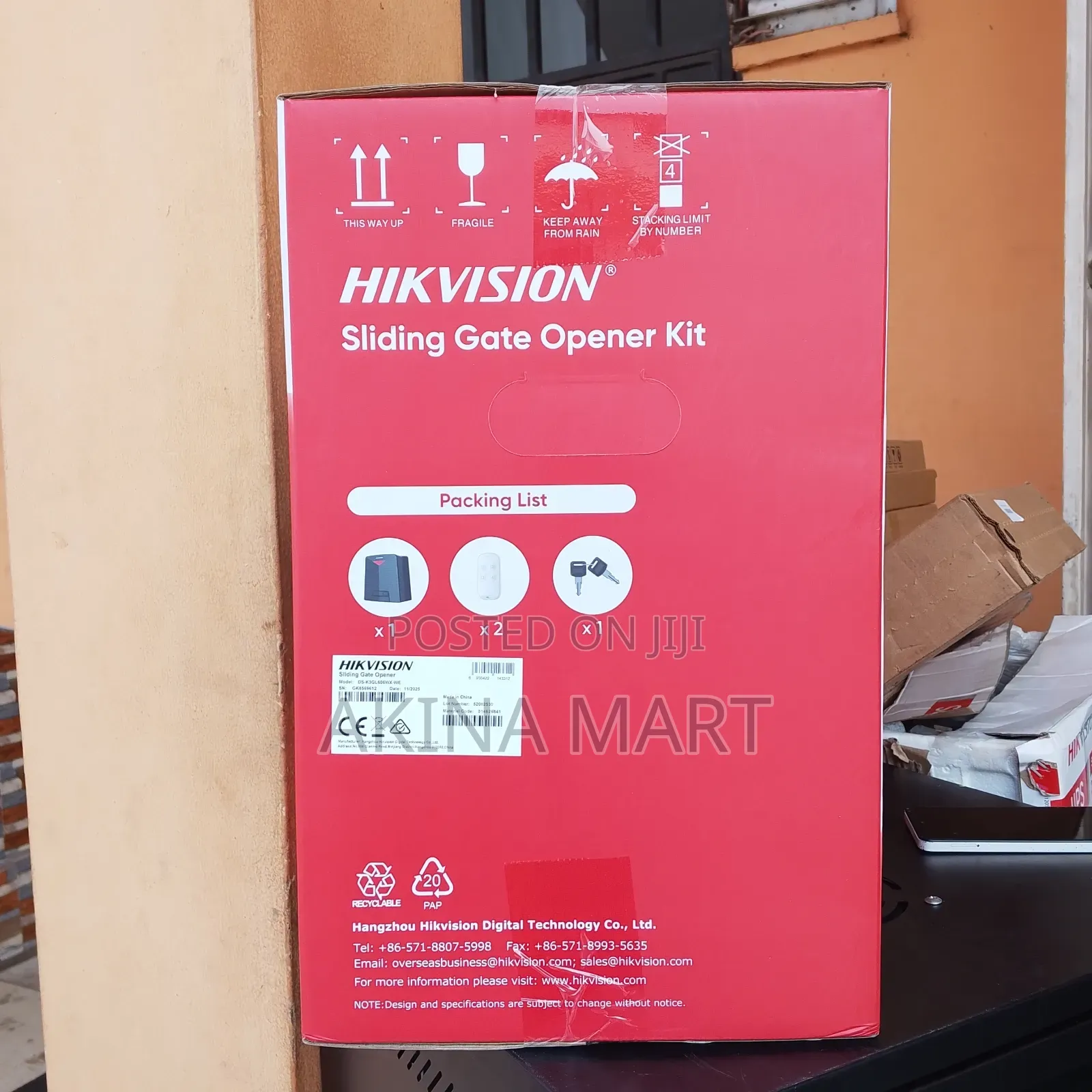 Hikvision Wifi Sliding Gate Motor App Control