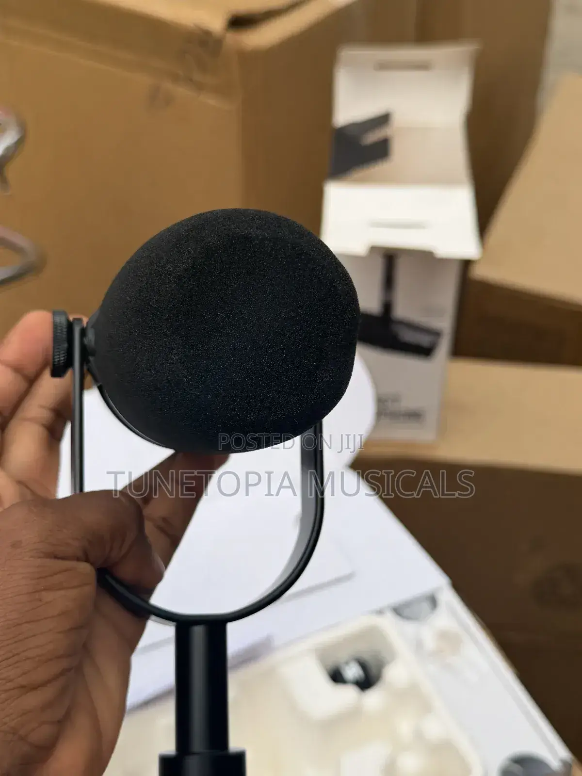 Shure Mv7 Podcast Microphone.