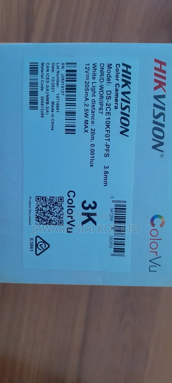 Hikvision Colorvu Audio 5mp Hd Bullet CCTV Camera Ds-2ce10kf0t-PFS