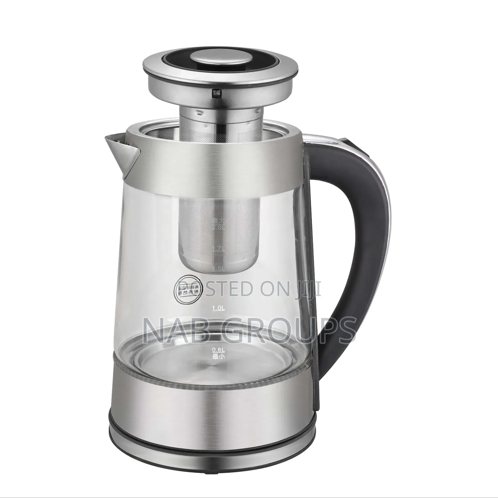 2l Glass Kettle With Infuser