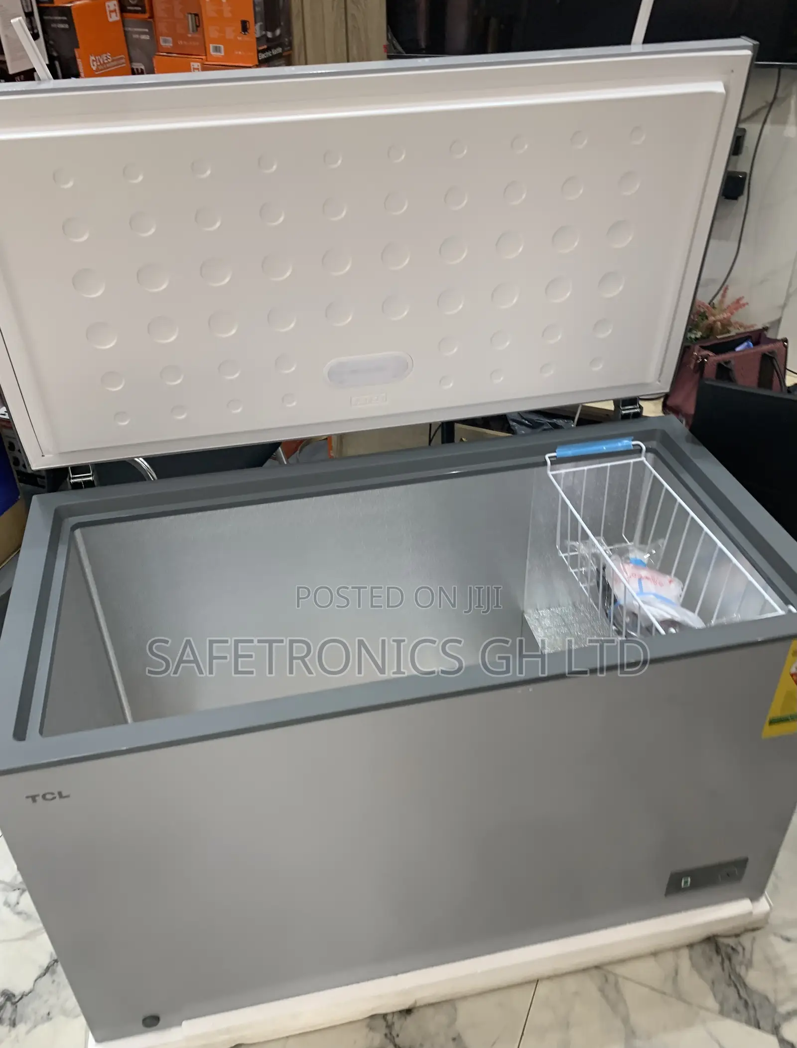 Most Affordable Grey TCL Singledoor 380 Liters Electric Freezer