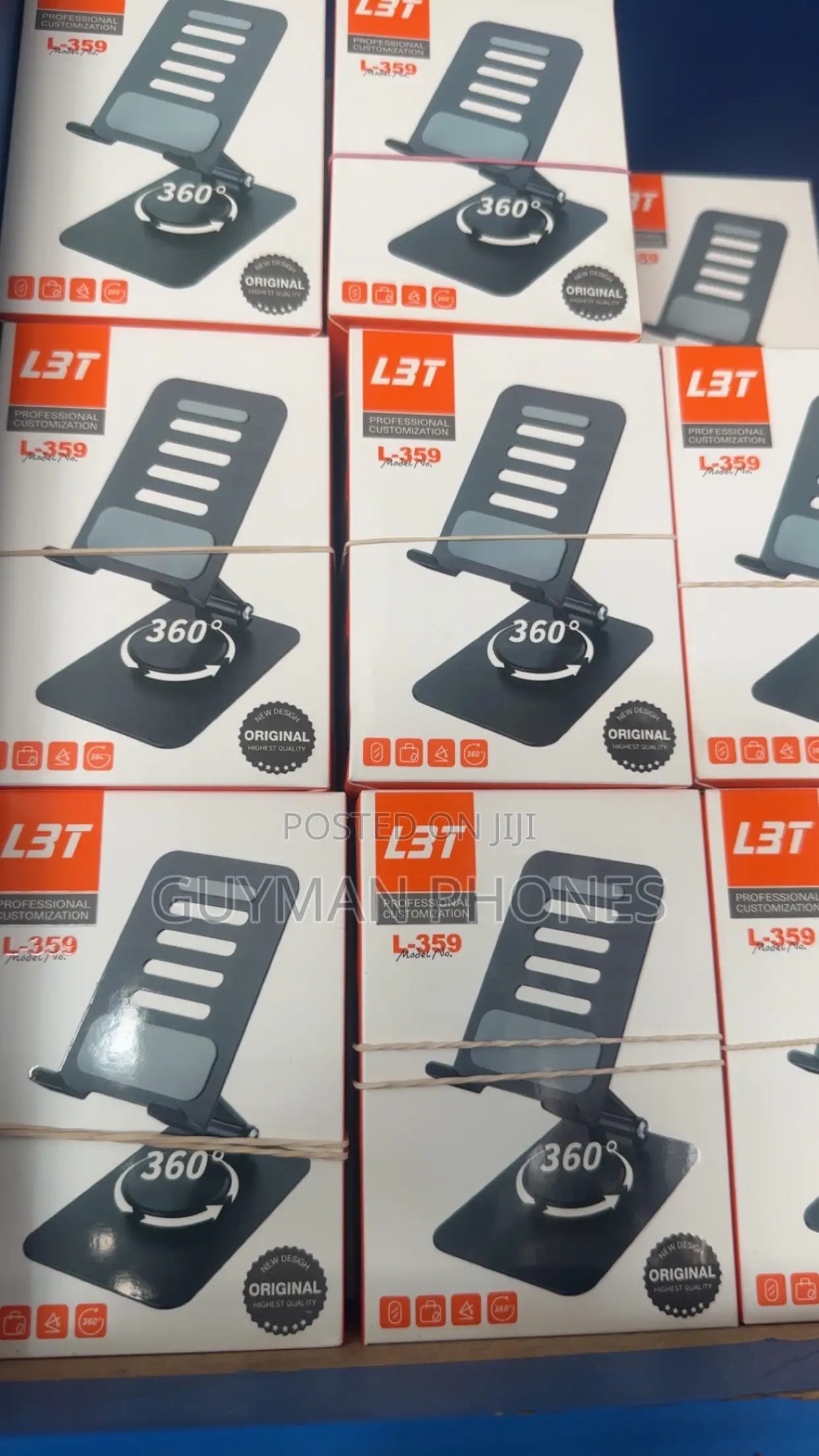 L3t 360° Rotational Desktop Holder
