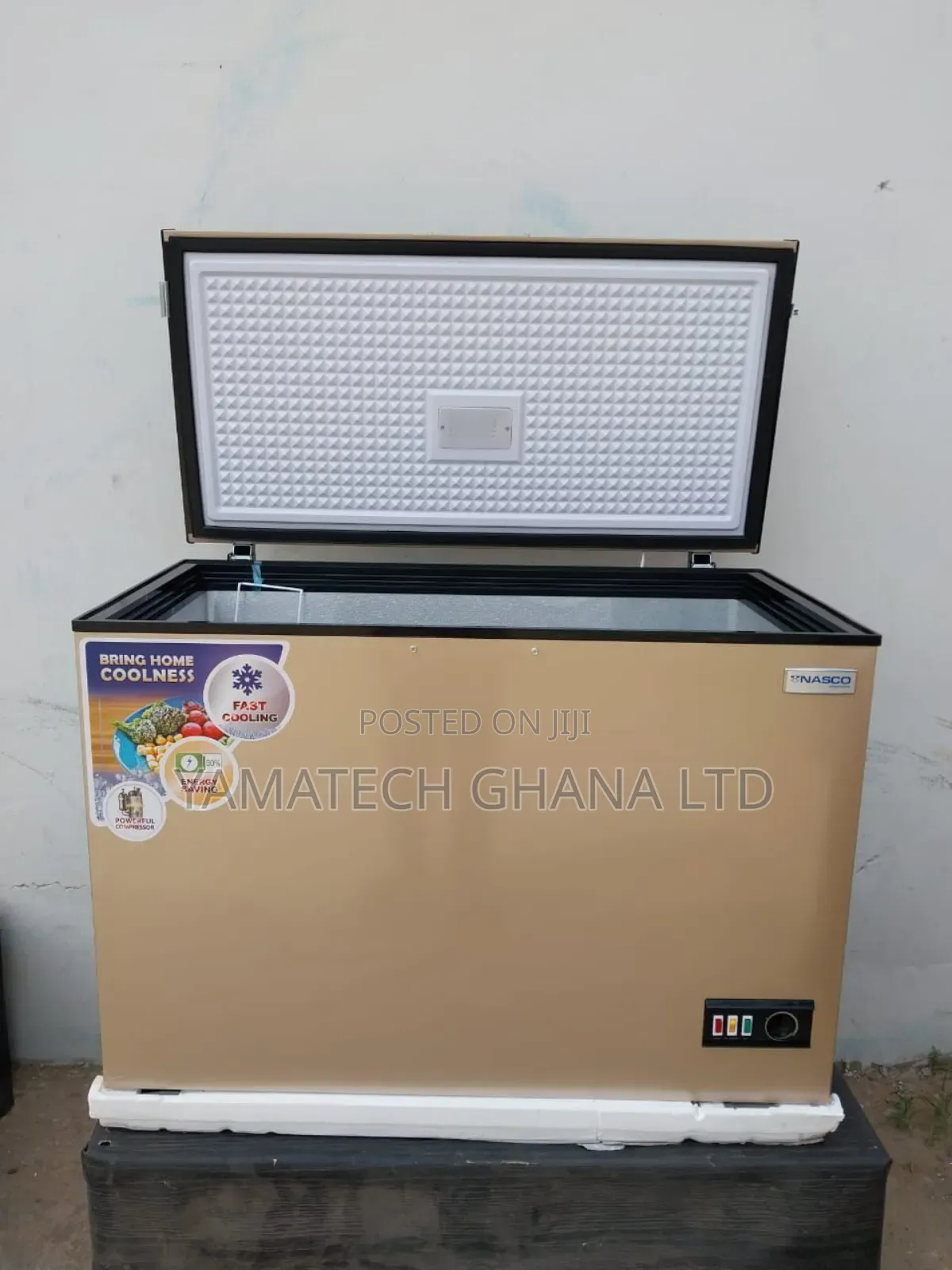 Energy Saving Nasco 318 Litre Golden Colour Chest Freezer (Nas-425flg)
