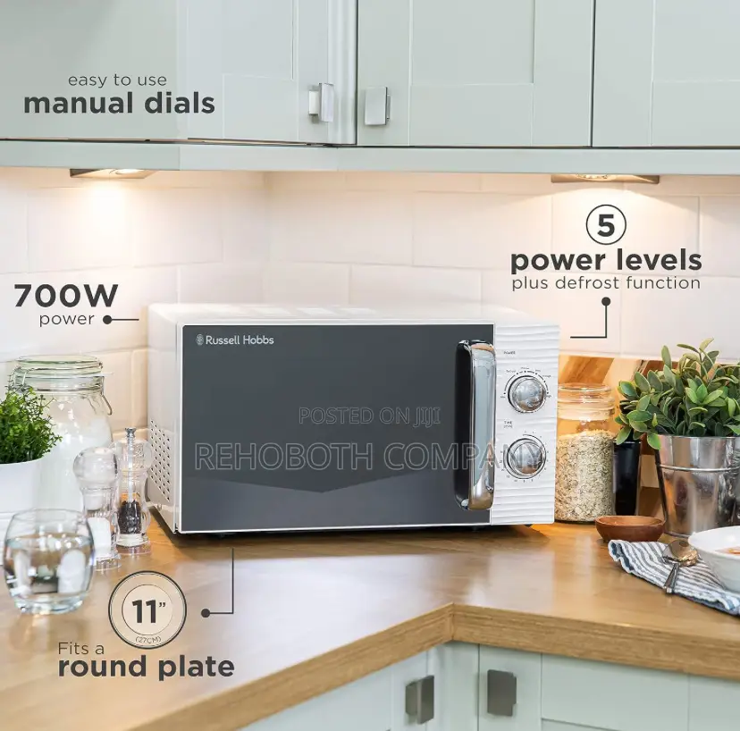 Russell Hobbs Rhm1731 Inspire White 17 Litre Manual Microwave