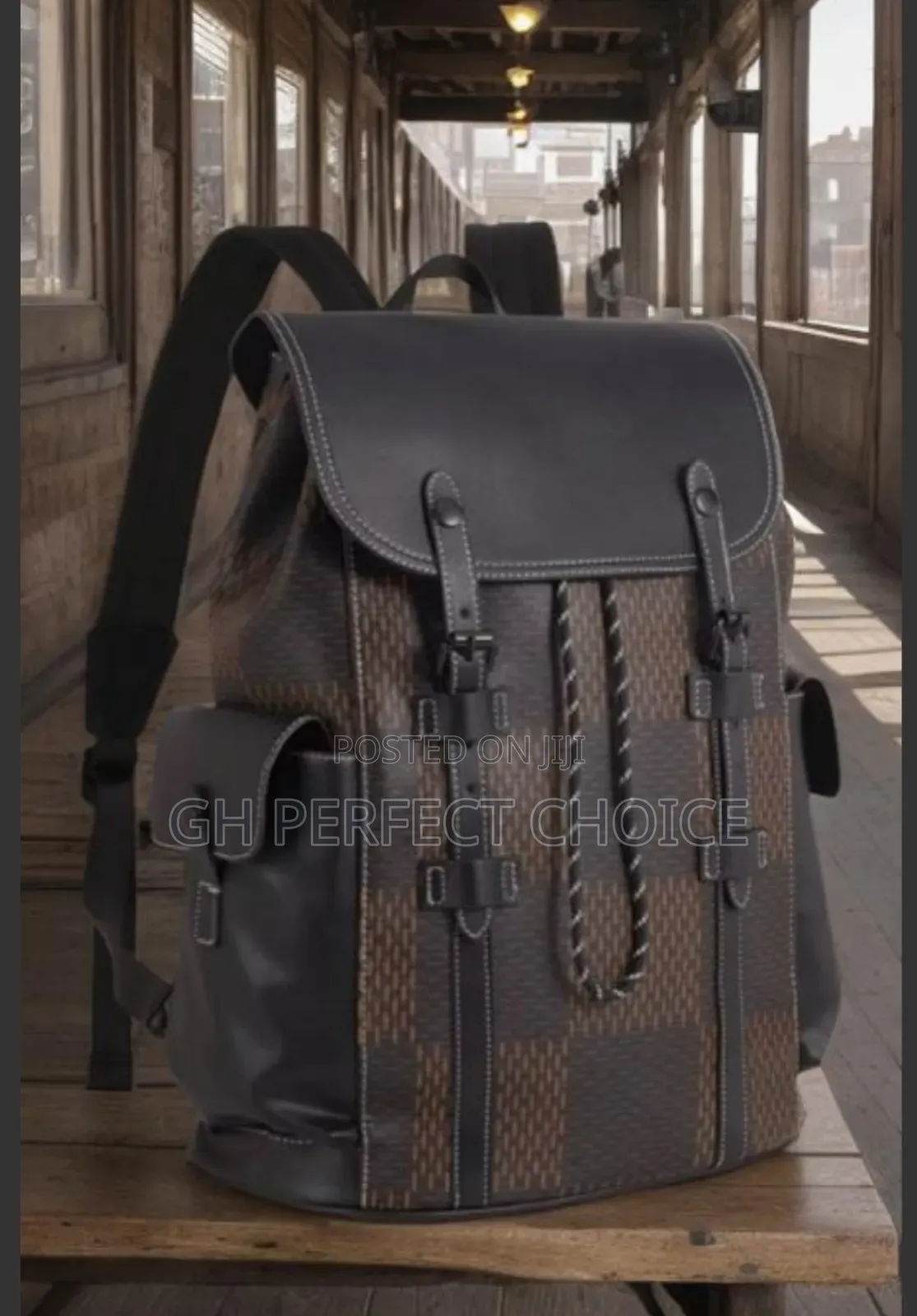 Crafted Leather Backpack