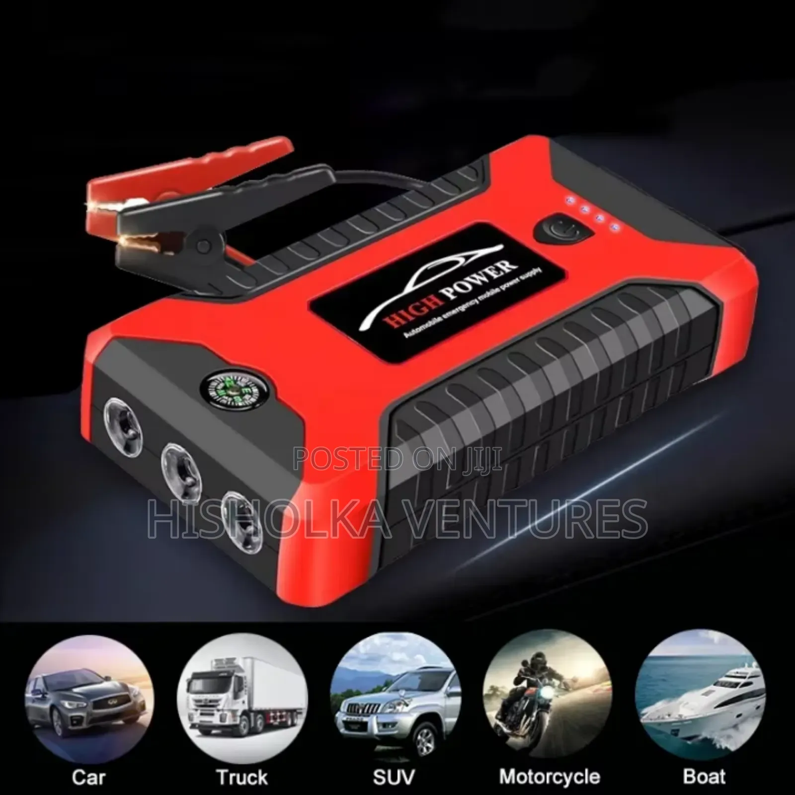 Smart Car Jump Starter Power Bank/ Car Battery Jumper Tyre Inflator