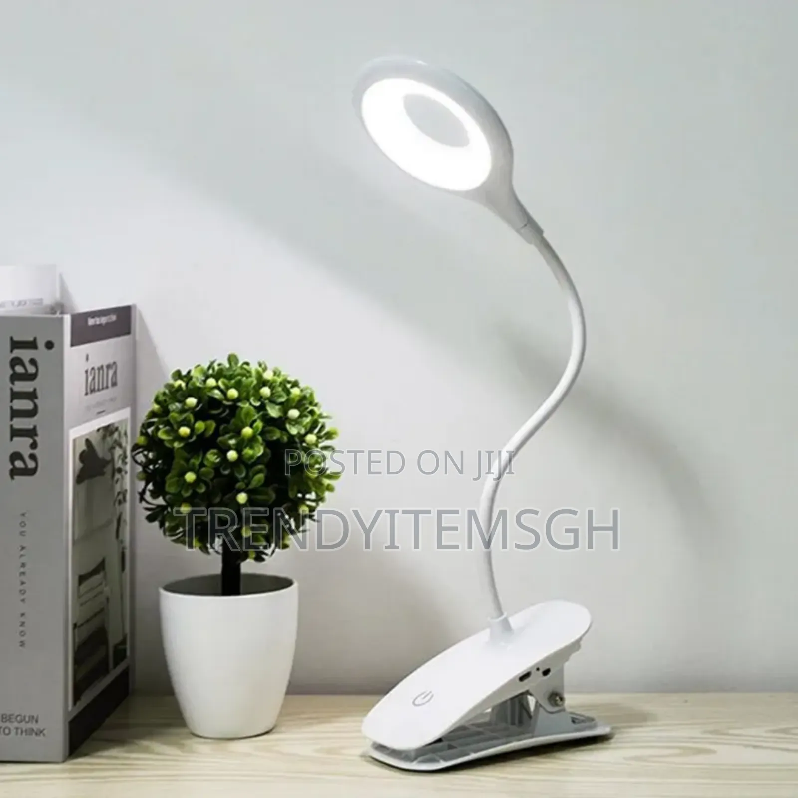 Rechargeable Dimmable Clip on Desk Study Lamp