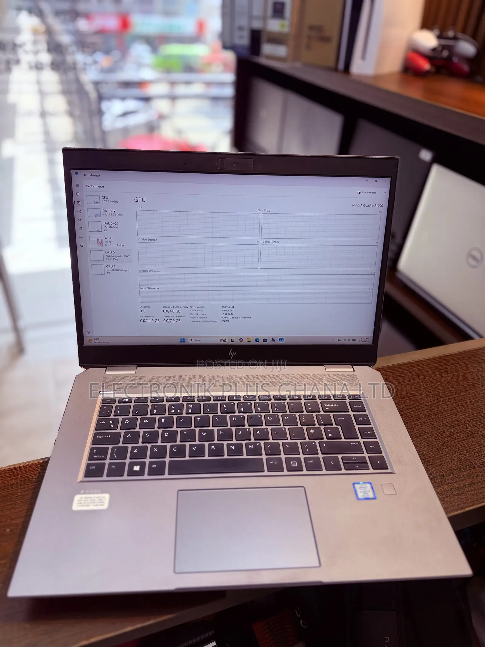 Laptop HP ZBook Studio G5 16GB Intel Core i7 SSD 512GB