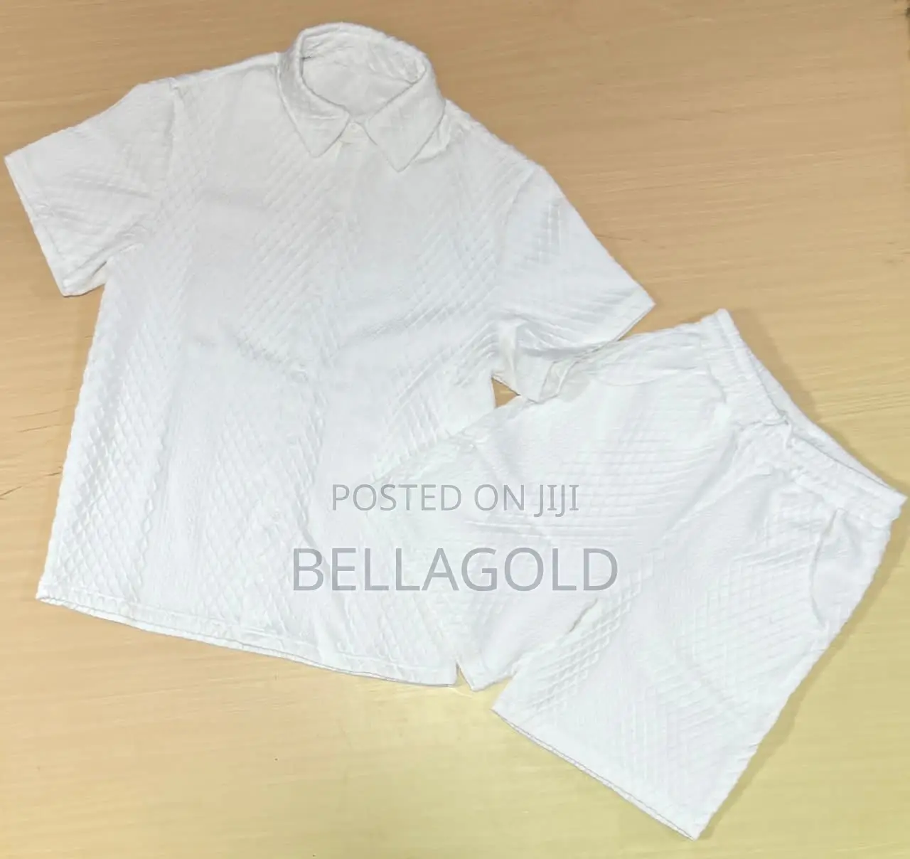 Two Pieces / Top Down All White for Men