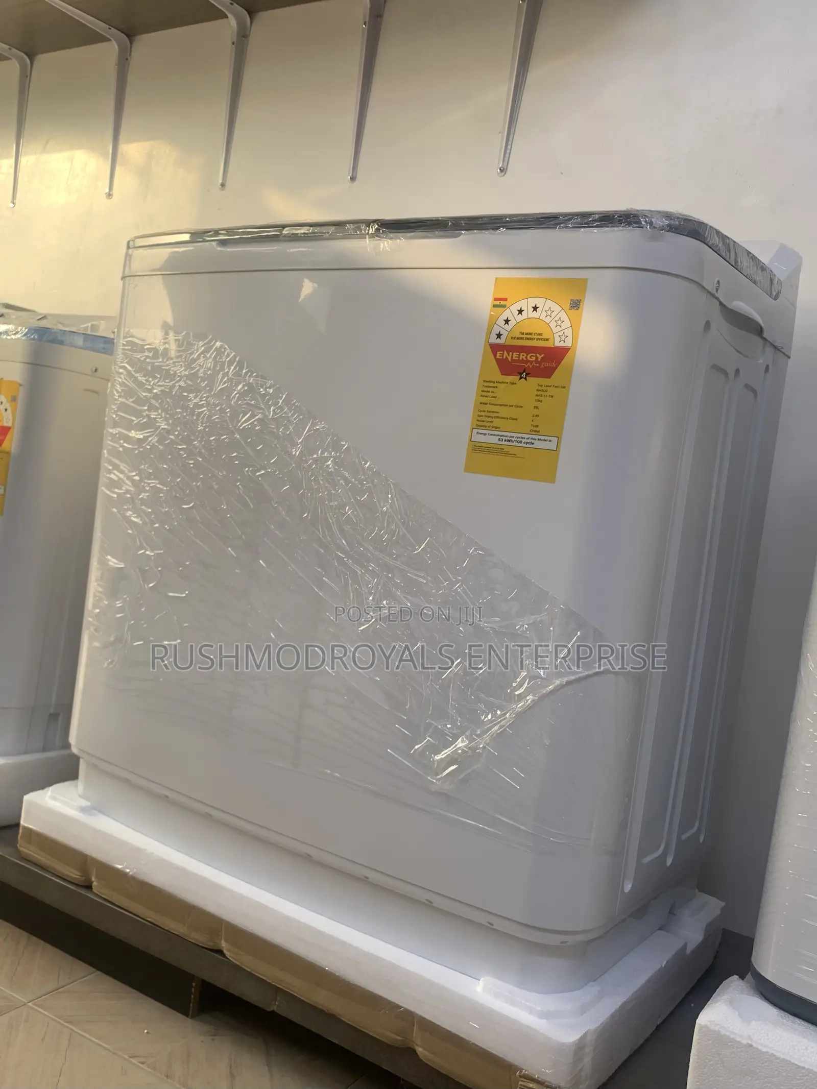 Nasco 11kg Twin-Top Washer: Fast, Durable, and Efficient Laundry