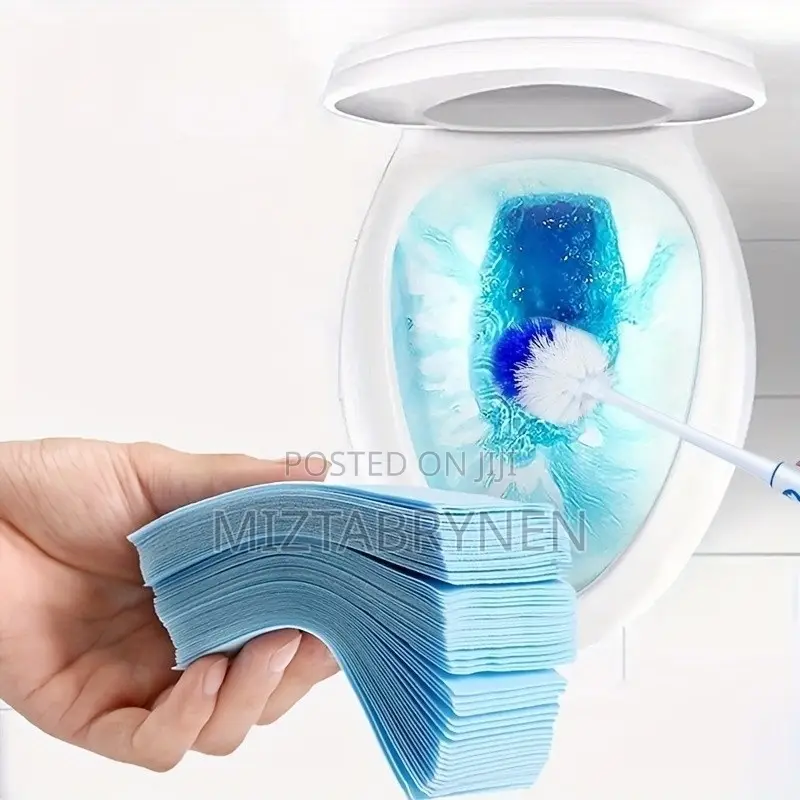 Toilet Bowl Cleaning Detergent Strips - 30 Blue Strips