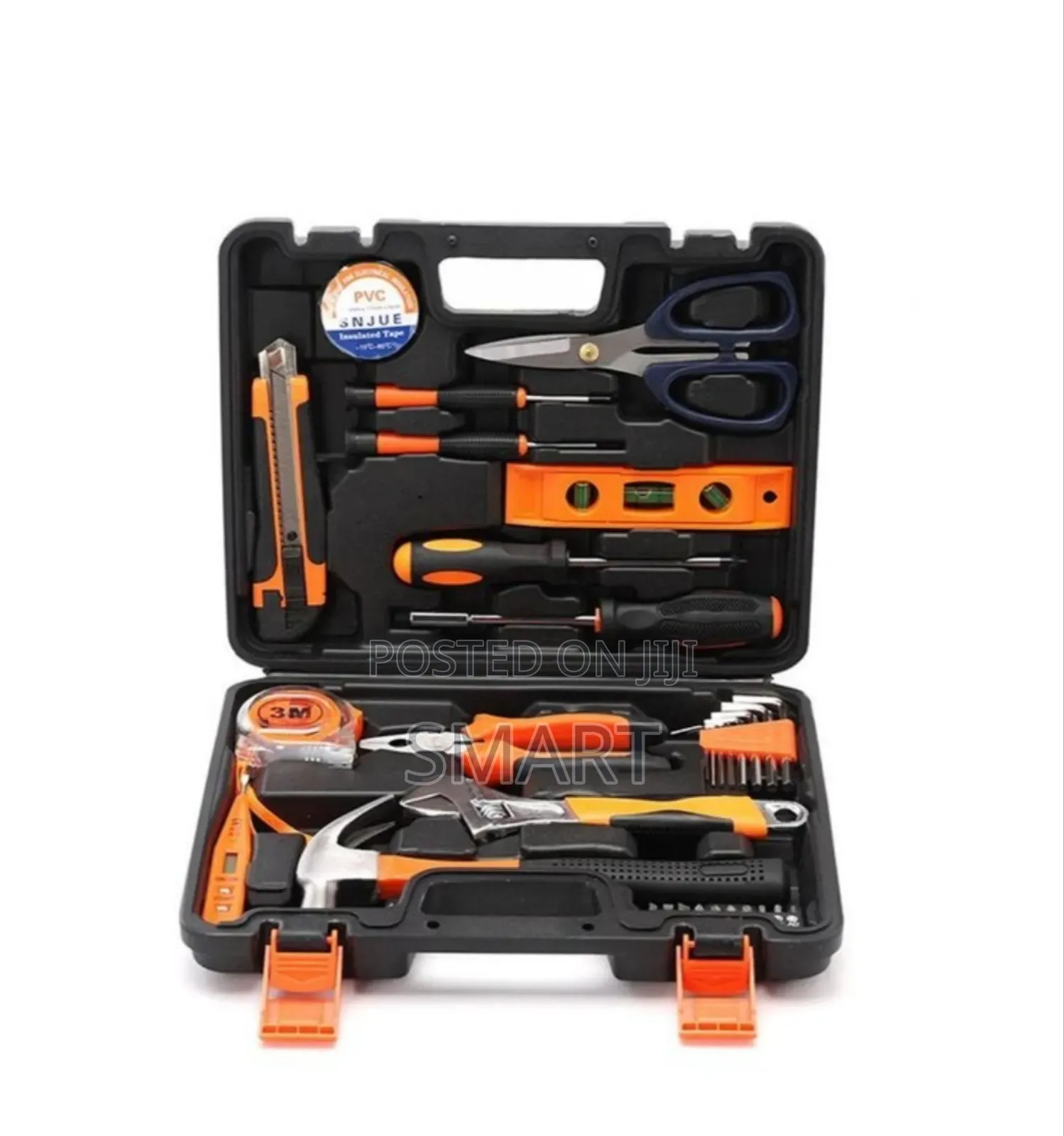 32 In 1 Hardware Tools Set - Complete Basic Repair Tool Kit. Orange