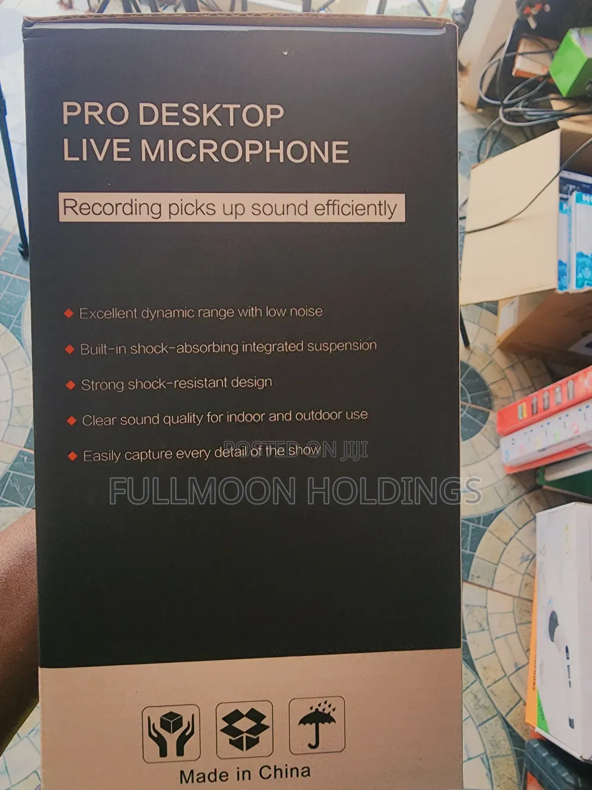 Live Podcast Microphone, Usb for Phones, Laptops and Pc