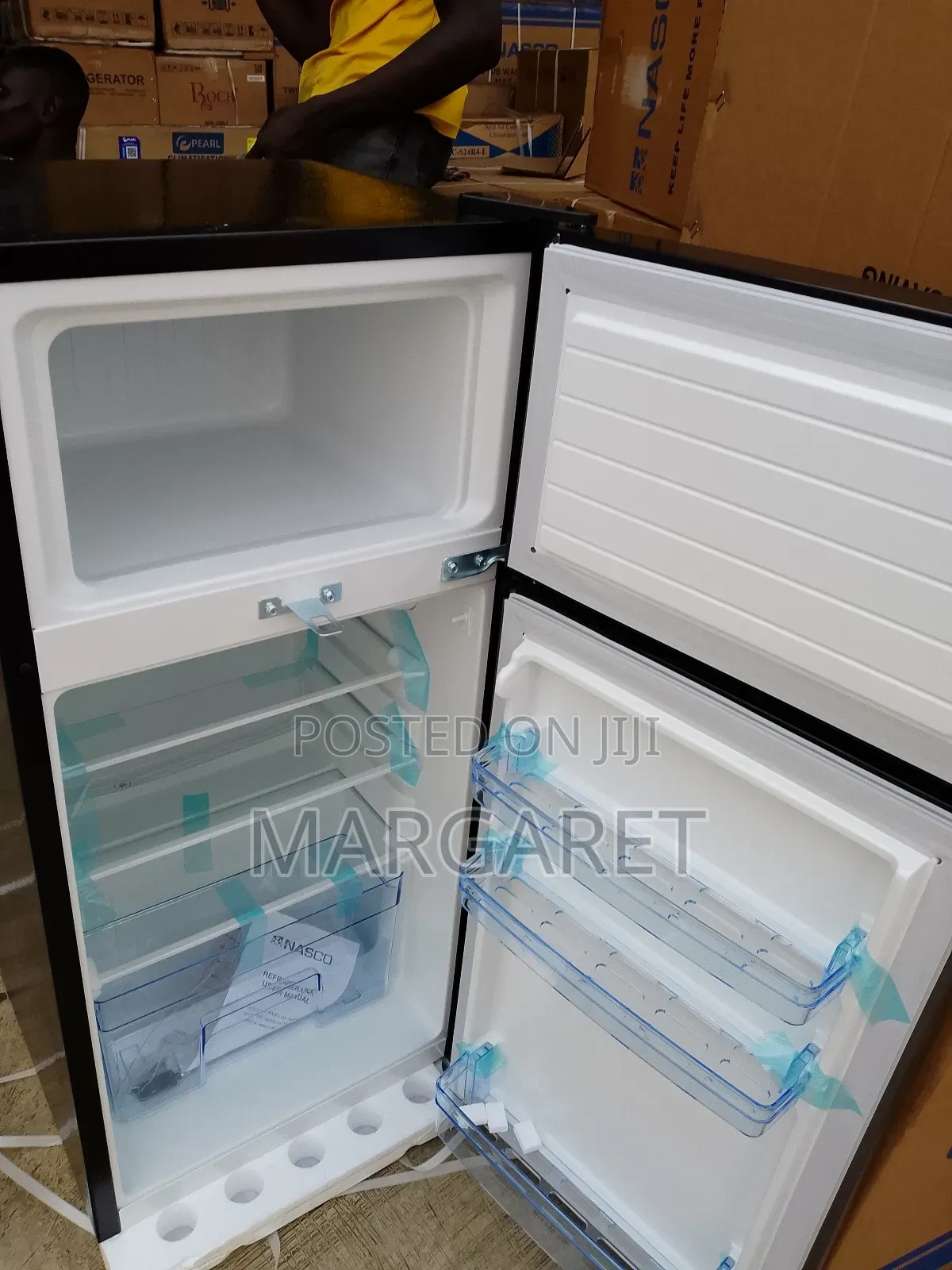 Cute and Affordable 95 Litters Double Door Fridge Nasco