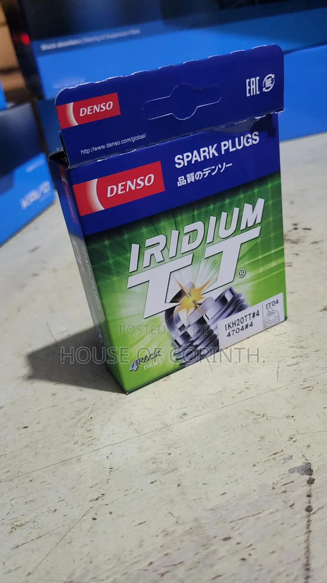 Denso Ikh20tt Spark Plugs Iridium Tt - 16' Long (Original) Japan