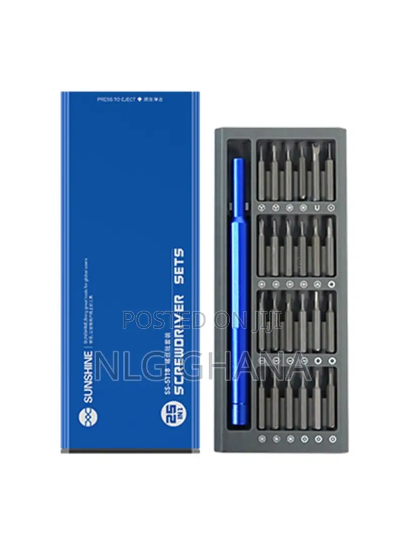 25-in-1 Precision Screwdriver Set – S2 Steel Bits, Magnetic Tvx28364