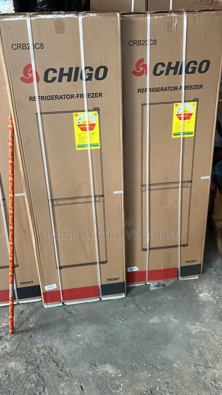 Brand New Chigo Double Door 183 Liters Fridge
