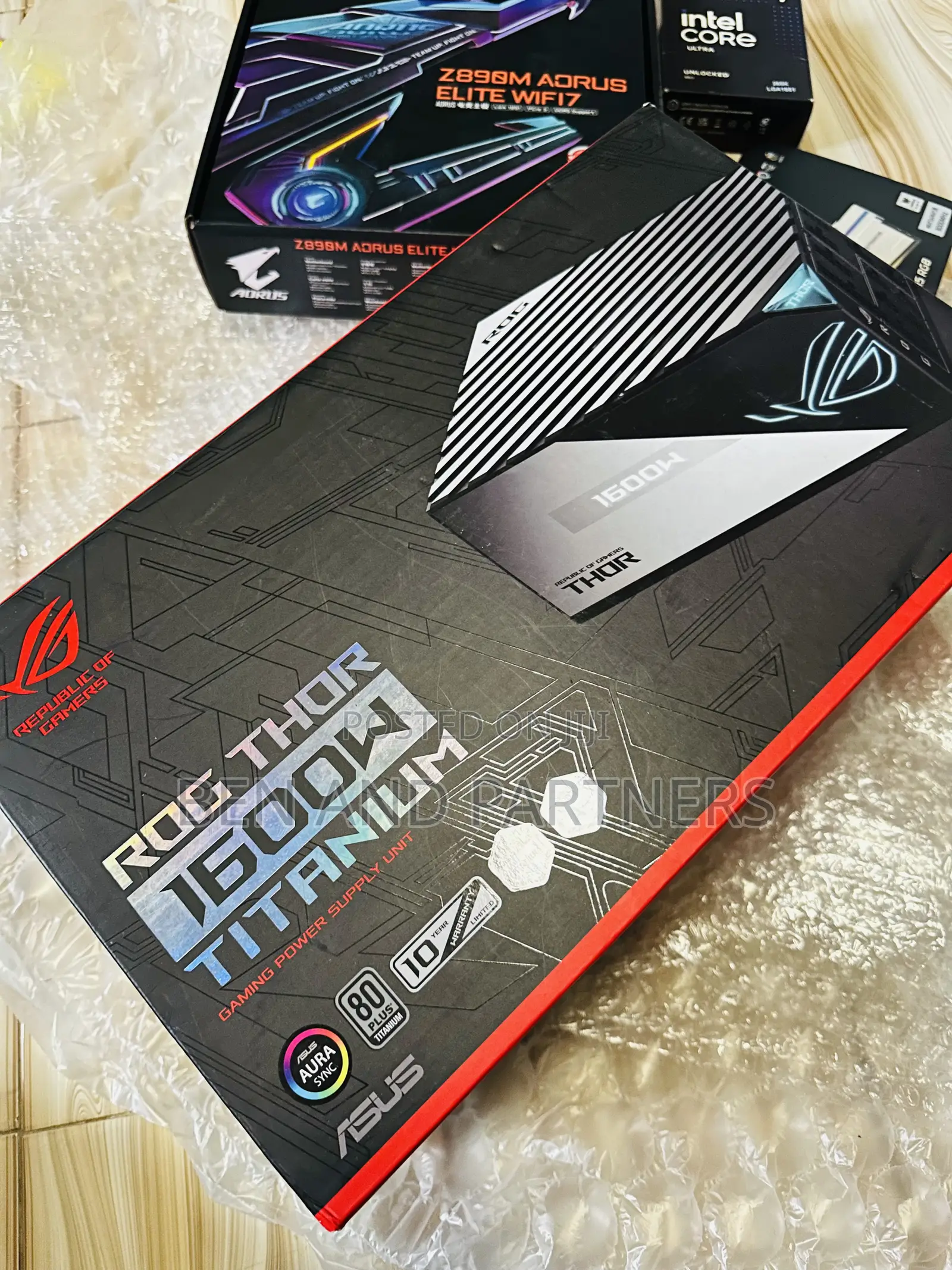 Asus Rog Thor 1600w 80+ Titanium Power Supply Unit ๐ฅ๐ฅ