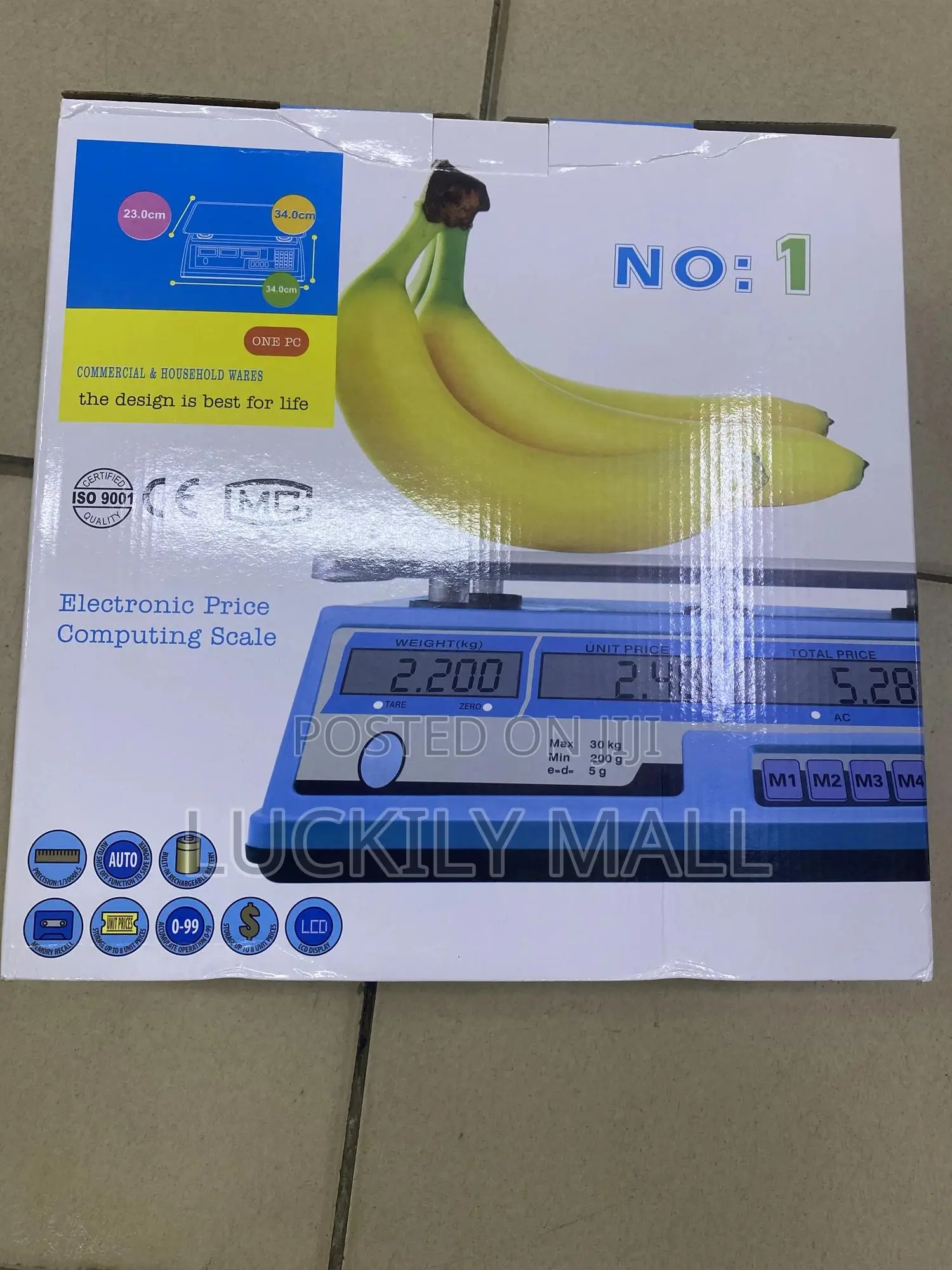 Electronic Price Computing Scale