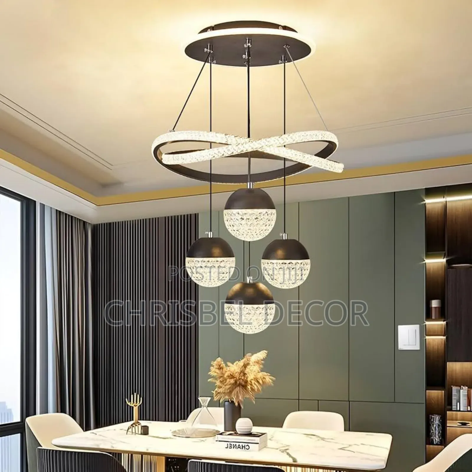 Stylist Crystal Hanging Chandelier
