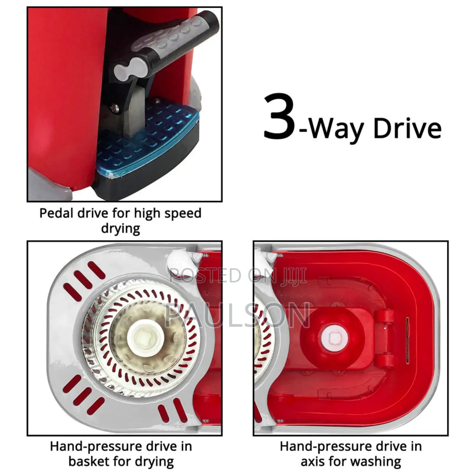 Liao 3 Way Drive Tornado Mop With Bucket