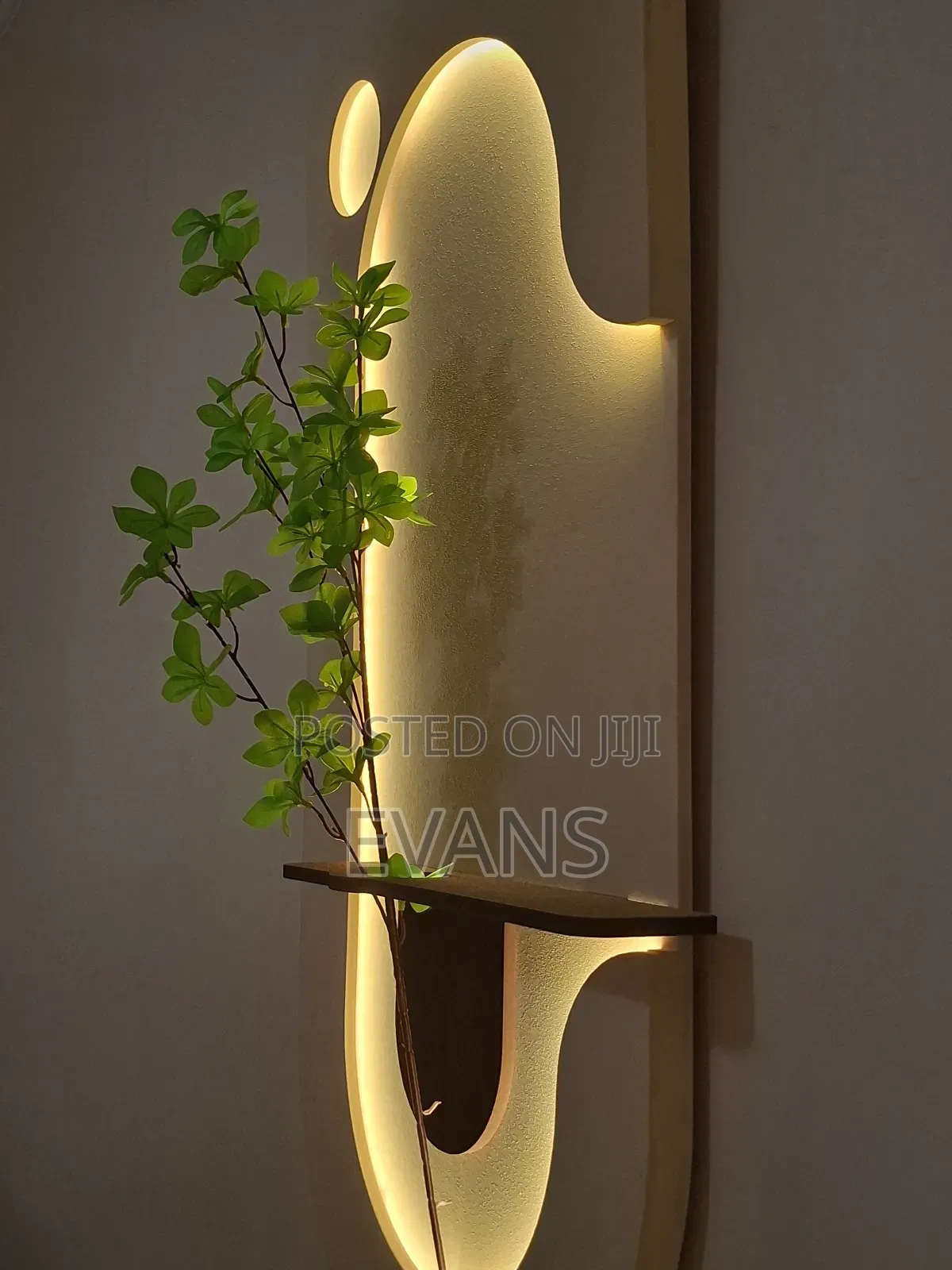 Sandstone Green Plant Decor